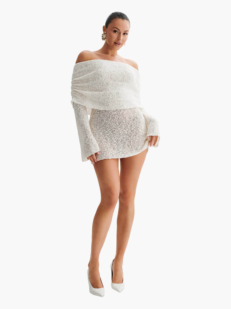 Lina – Lässiges Sommer-Strick-Minikleid für Damen