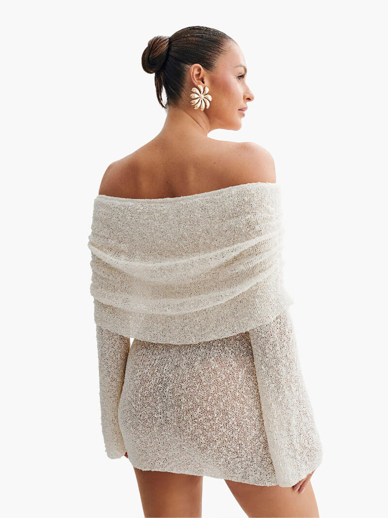 Lina – Lässiges Sommer-Strick-Minikleid für Damen