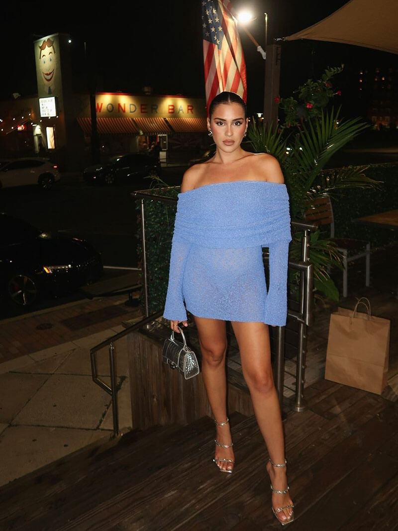 Lina – Lässiges Sommer-Strick-Minikleid für Damen