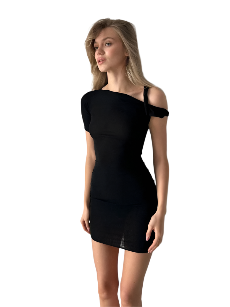Isabella – Elegantes Einarm-Minikleid für Damen