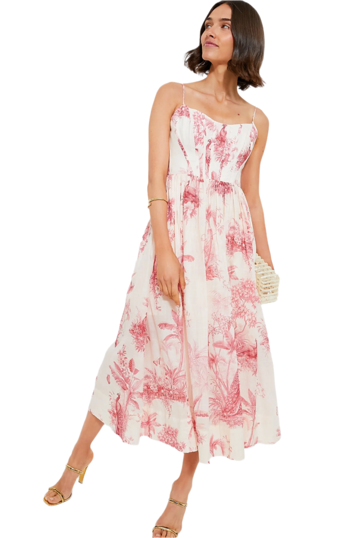 Martina – Elegantes Baumwoll-Midikleid für Damen