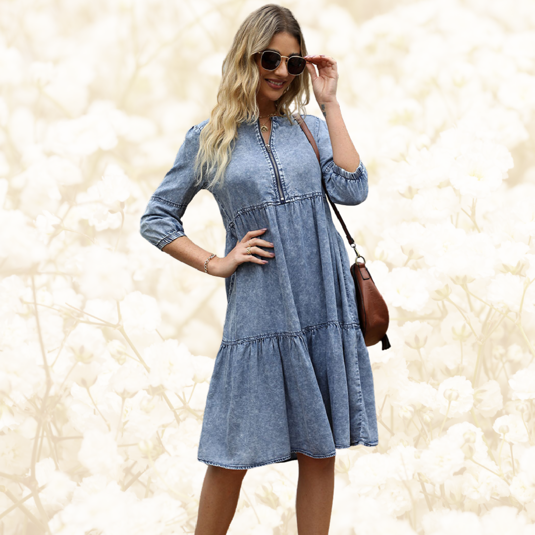 Lucia – Stylisches Damen-Denim-Kleid