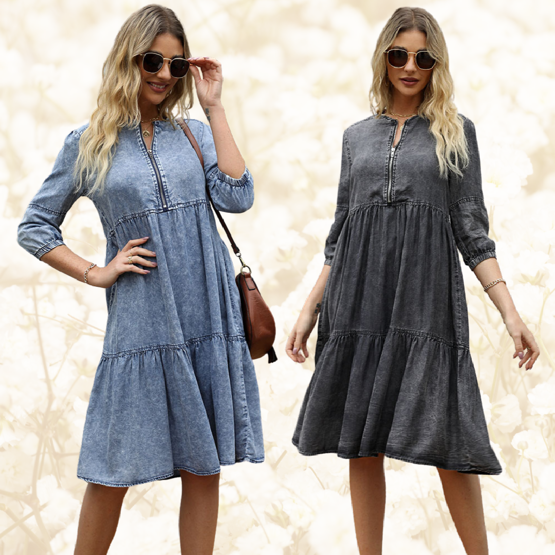 Lucia – Stylisches Damen-Denim-Kleid