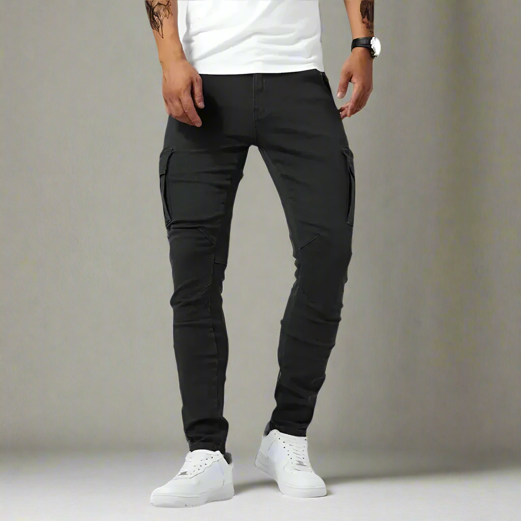 Luca – Herren Slim Fit Cargo Jeans