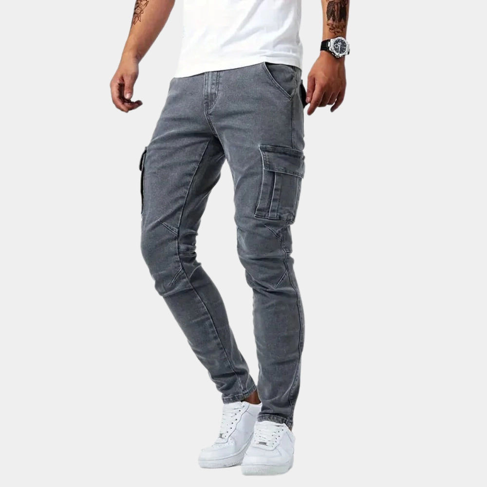 Luca – Herren Slim Fit Cargo Jeans