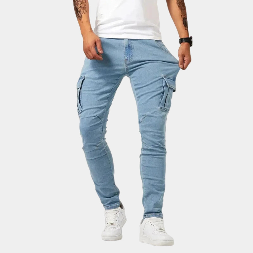 Luca – Herren Slim Fit Cargo Jeans
