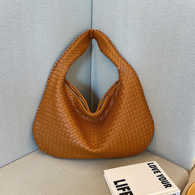 Elena – Woven Lederhandtasche für Damen