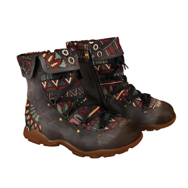 Eloisa – Bohemian Leder-Booties für Damen