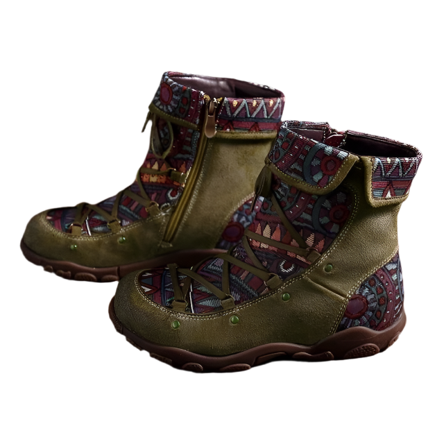 Eloisa – Bohemian Leder-Booties für Damen
