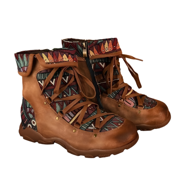 Eloisa – Bohemian Leder-Booties für Damen