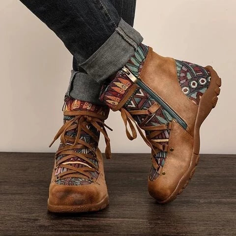 Eloisa – Bohemian Leder-Booties für Damen