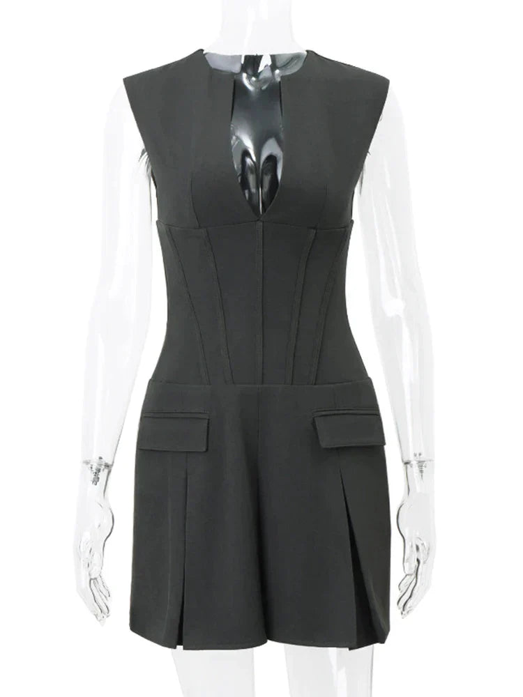 Isabella – Verführerisches Deep V Partykleid für Damen 2024