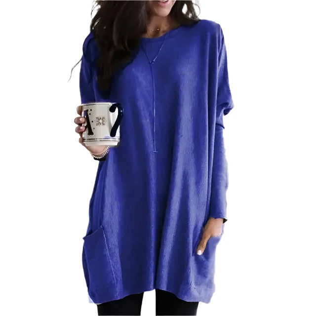 Amélie – Weiches Damen-Langarmtunik aus Strick