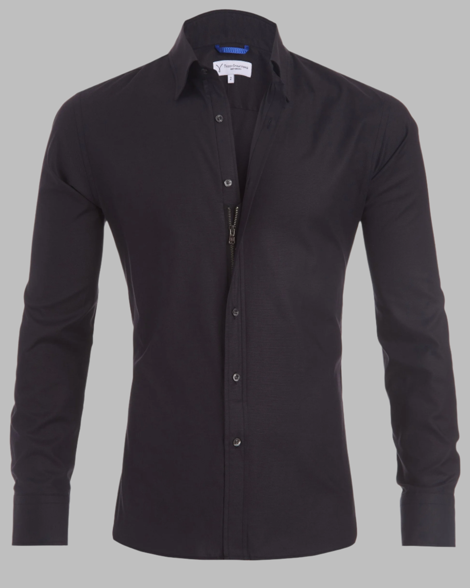 Cristian – Herrenhemd mit Reißverschluss