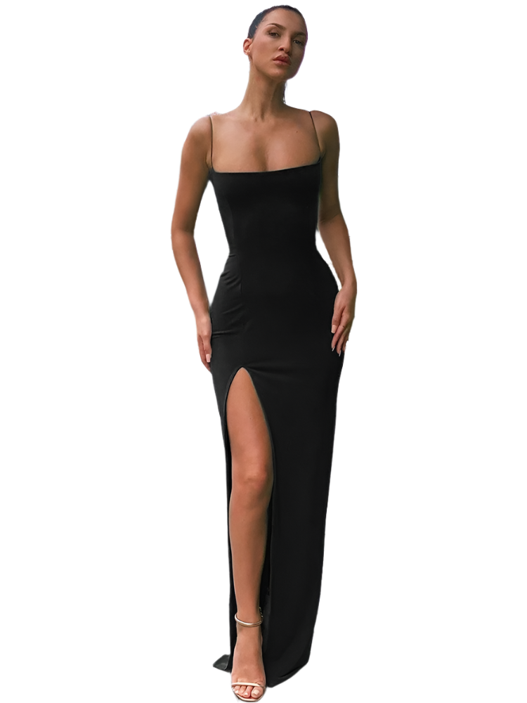 Valentina – Elegantes Damenkleid mit Schlitz