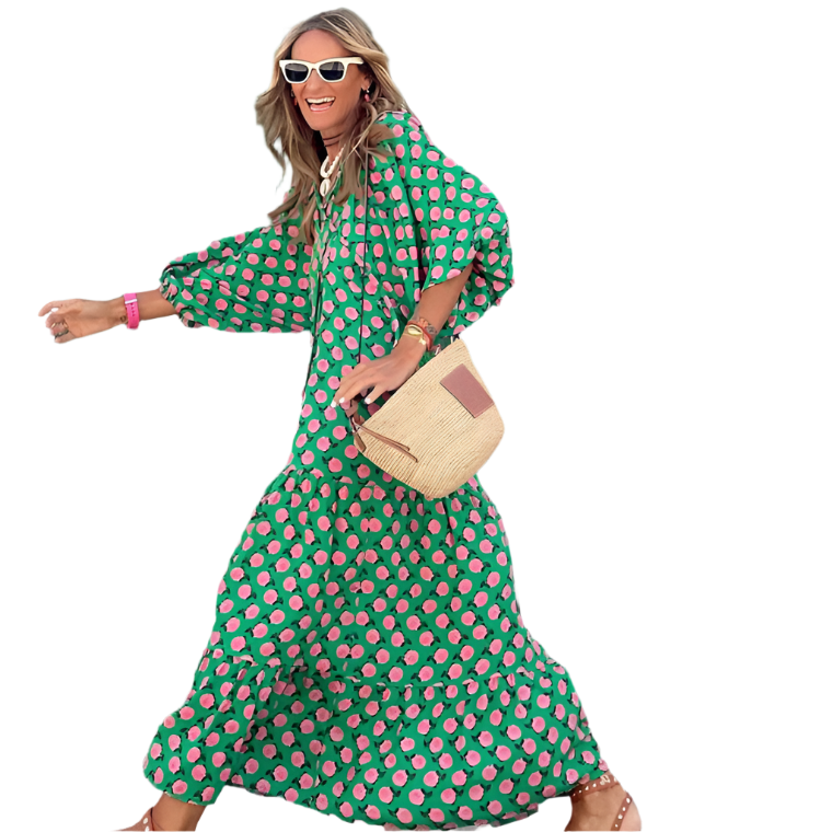 Livia – Elegantes Blumen Kleid für Damen