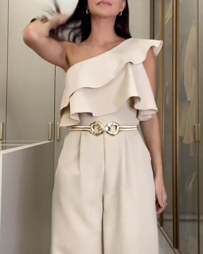 Alessia – Vielseitiger Damen Stretch Jumpsuit