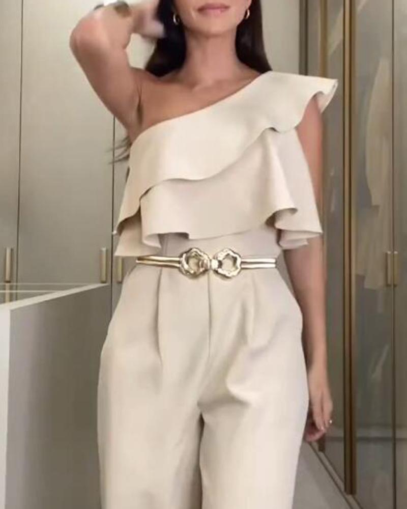 Alessia – Vielseitiger Damen Stretch Jumpsuit