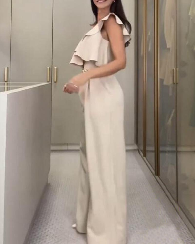 Alessia – Vielseitiger Damen Stretch Jumpsuit