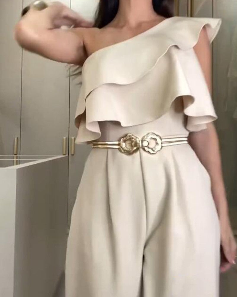 Alessia – Vielseitiger Damen Stretch Jumpsuit