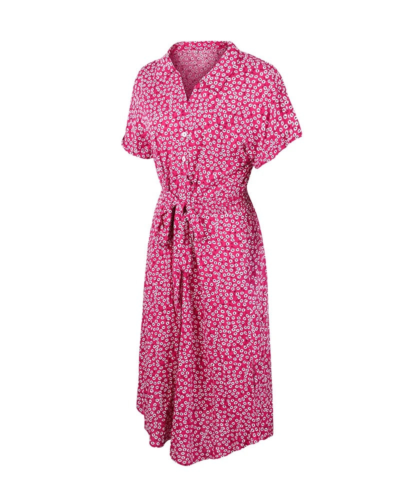 Sofia – Verspieltes Sommerkleid mit Blumenmuster für Damen