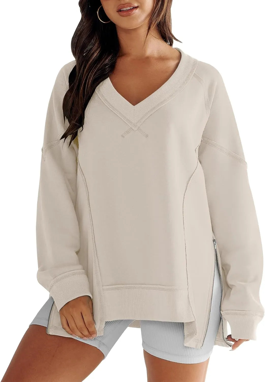 Gisela - Damen Sweatshirt in Übergröße