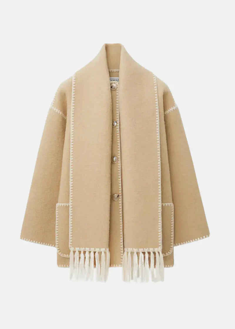 Bianca – Eleganter Schalmantel Für Frauen