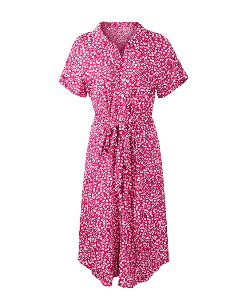 Sofia – Verspieltes Sommerkleid mit Blumenmuster für Damen