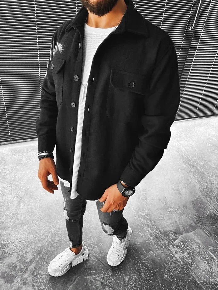 Lorenzo – Kuschelige Sherpa-Jacke für Herren