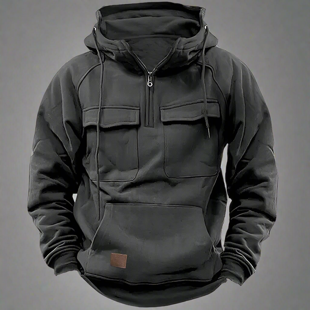 Luca – Luxuskomfort Herren Hoodie mit Fronttaschen