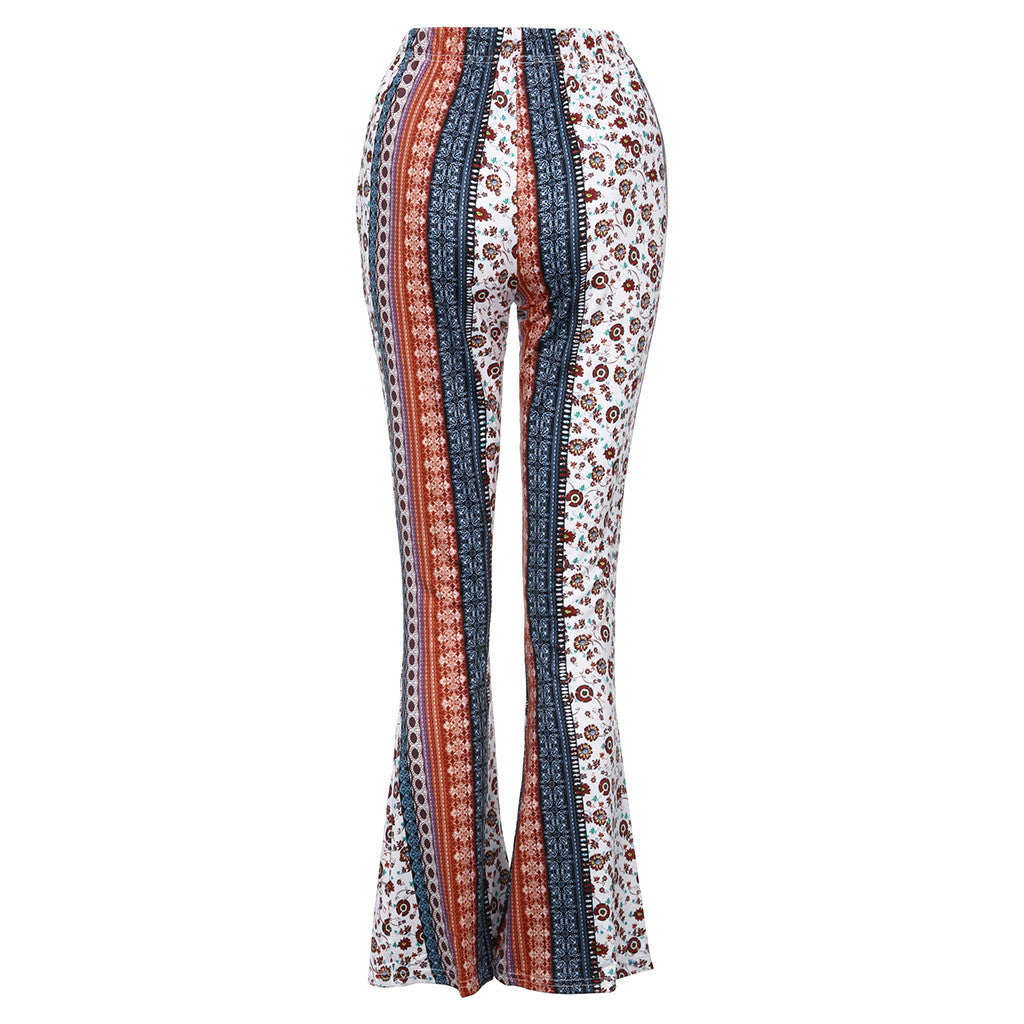 Daphne – Florale High-Waist Schlaghose für Damen