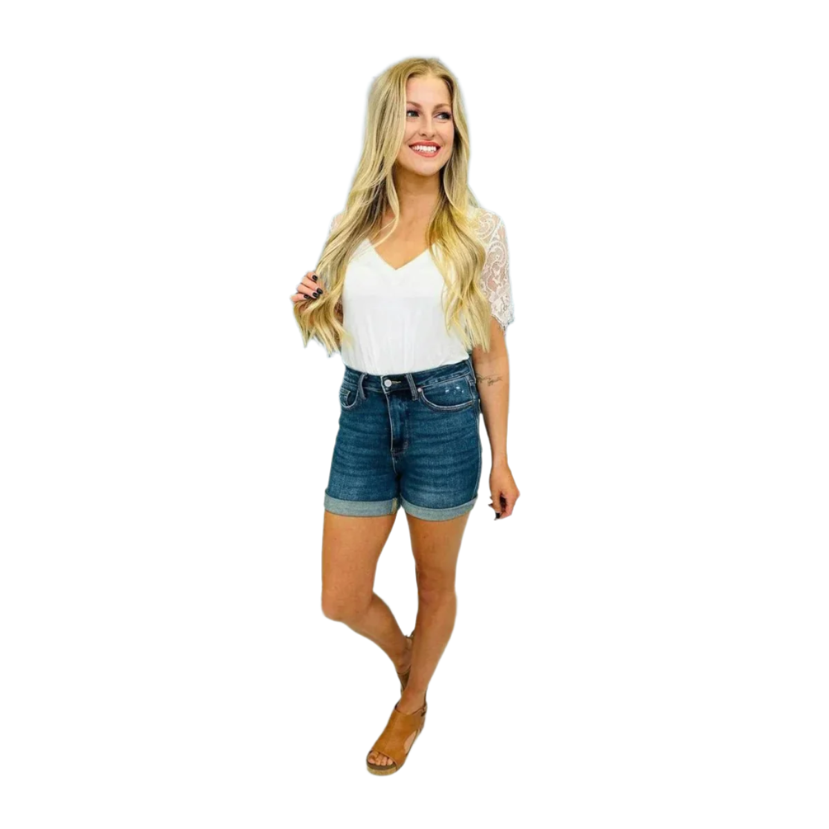 Camille – Figurbetonte Damen-Shorts mit Stretch