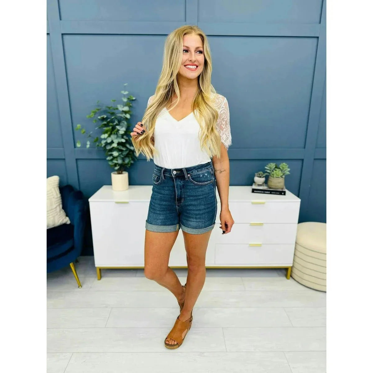 Camille – Figurbetonte Damen-Shorts mit Stretch