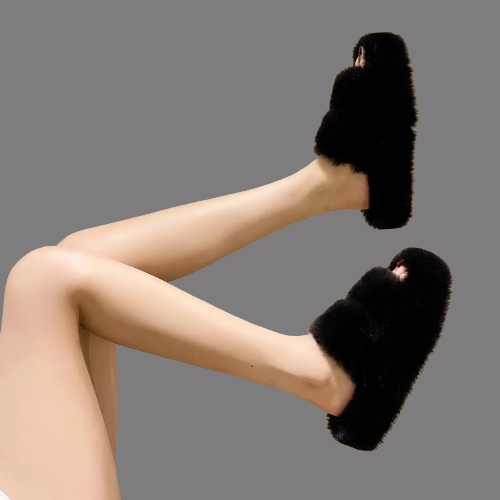 Giulia – Flauschige Plateau-Hausschuhe für Damen