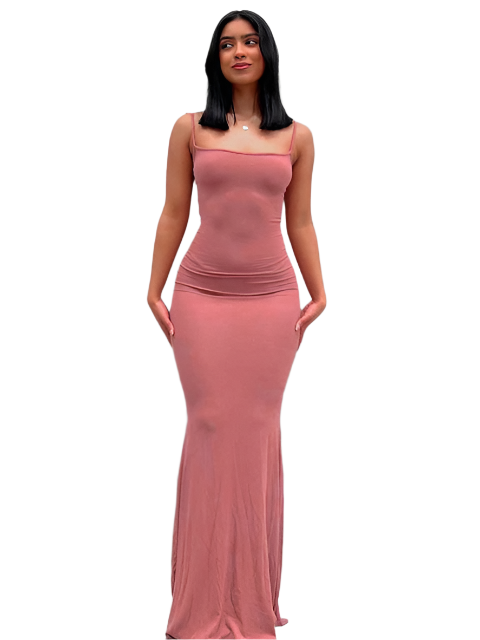 Clara – Elegantes Rückenfreies Maxikleid für Frauen