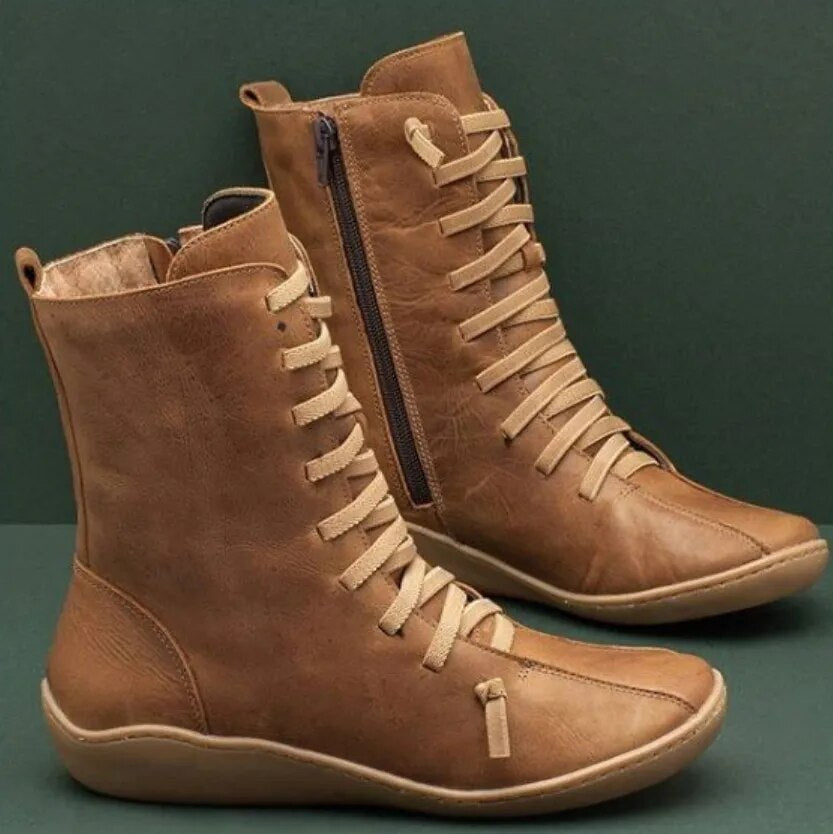 Lorenza – Zeitlose Stiefel aus Naturleder für Damen