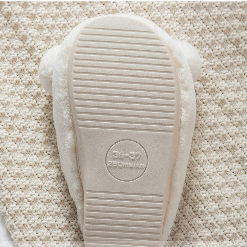 Lucia – Flauschige Rentier Hausschuhe