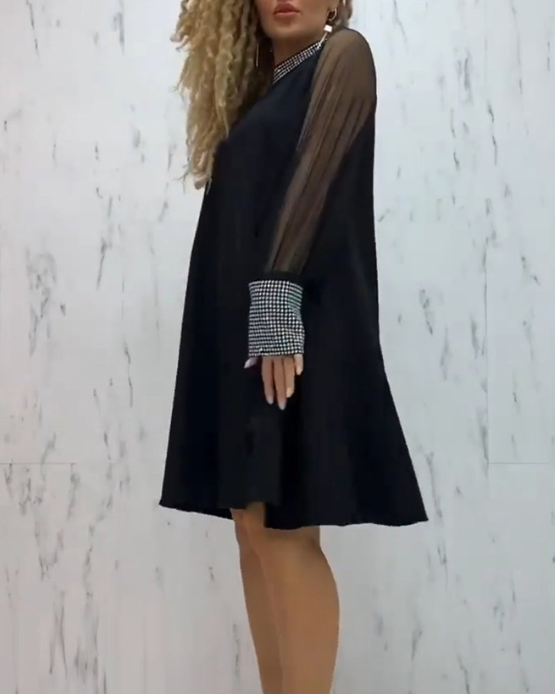 Sophie – Elegantes Damen Langarmkleid