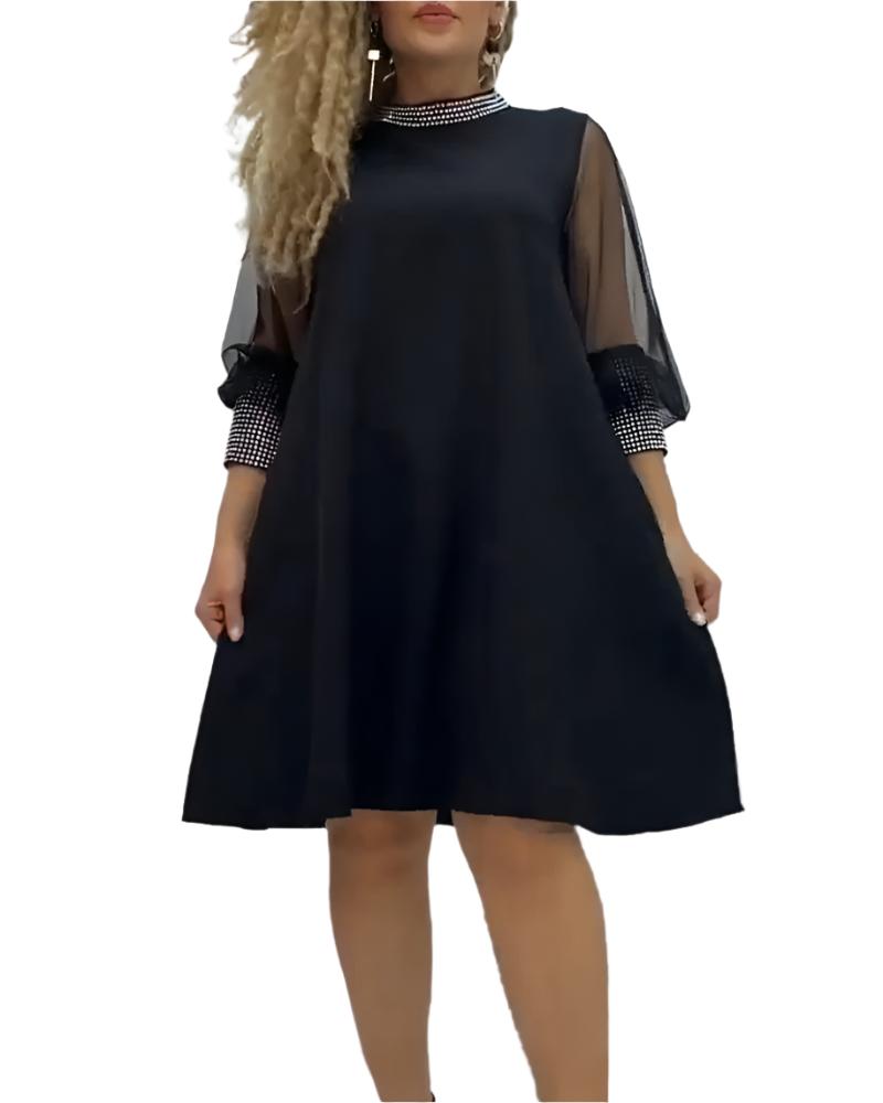 Sophie – Elegantes Damen Langarmkleid