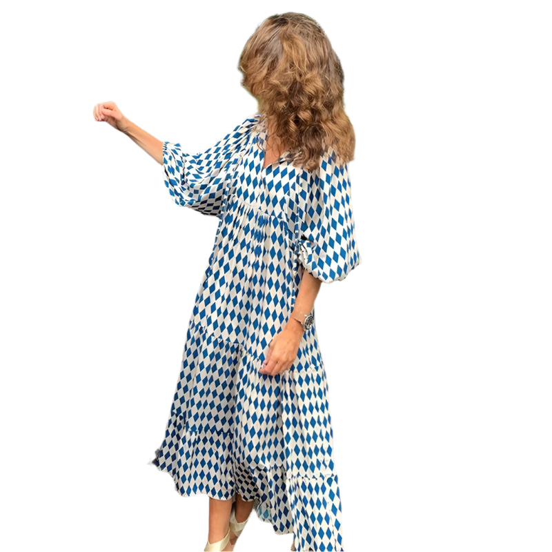 Livia – Elegantes Blumen Kleid für Damen