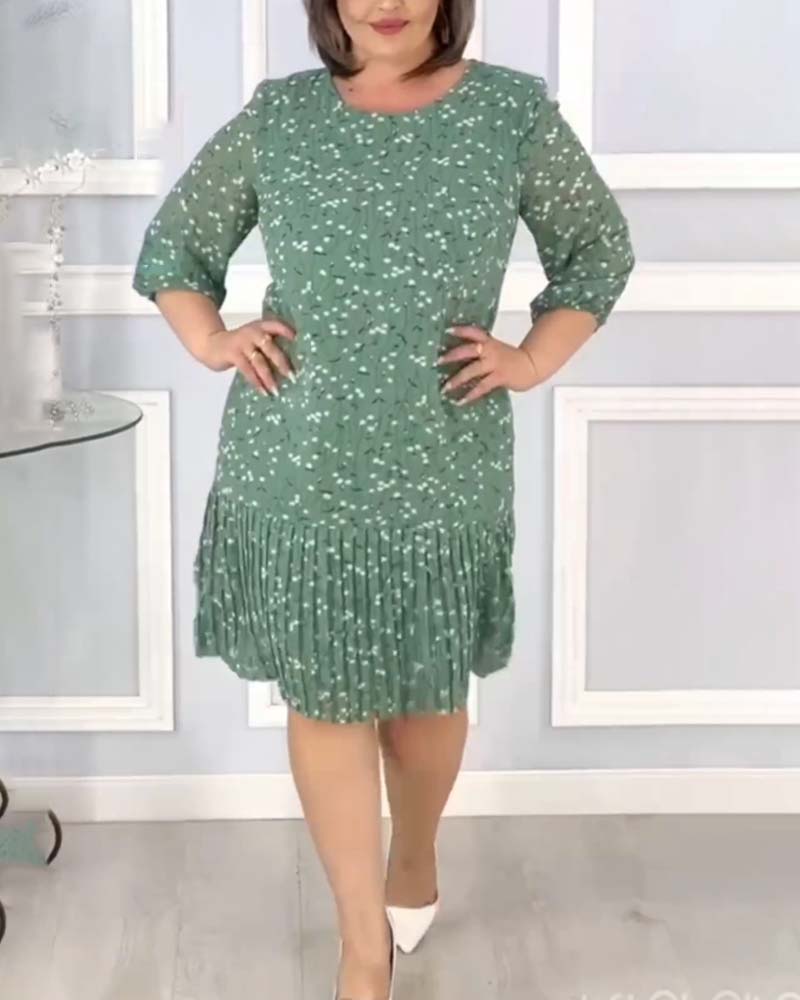 Gianna – Elegantes Blumen-Midikleid für Damen