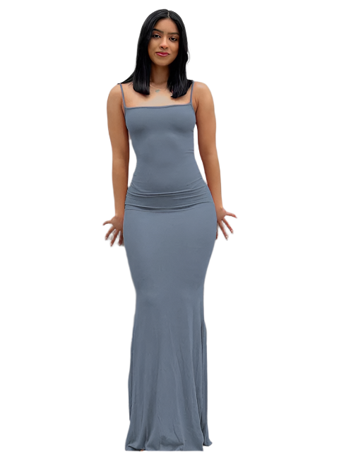 Clara – Elegantes Rückenfreies Maxikleid für Frauen