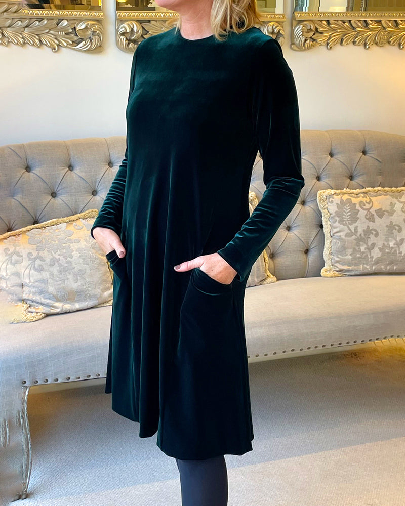 Giovanna – Elegantes A-Linien-Velvetkleid für Damen