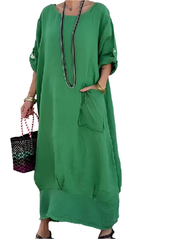 Elena – Fließendes Damen-Maxikleid