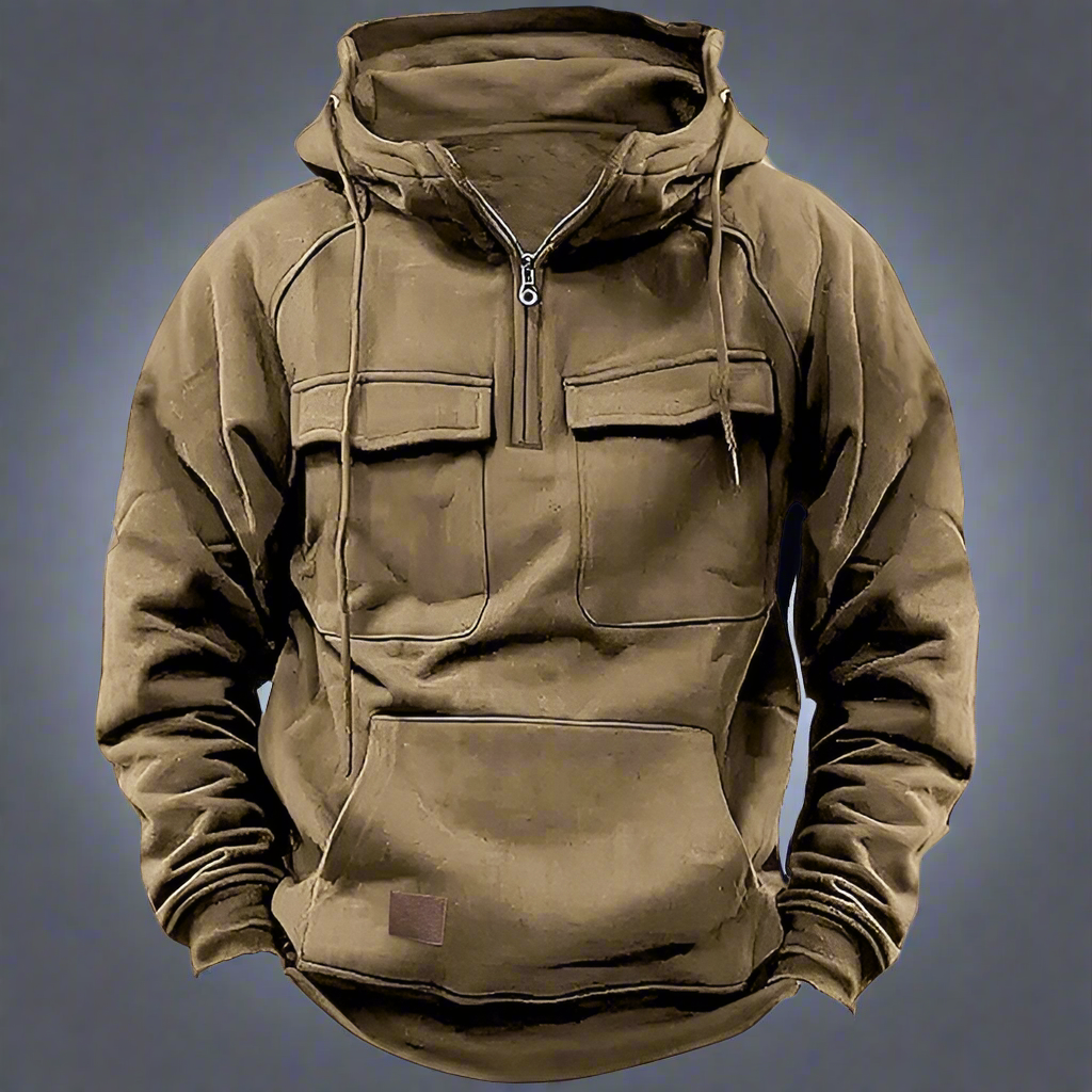 Luca – Luxuskomfort Herren Hoodie mit Fronttaschen