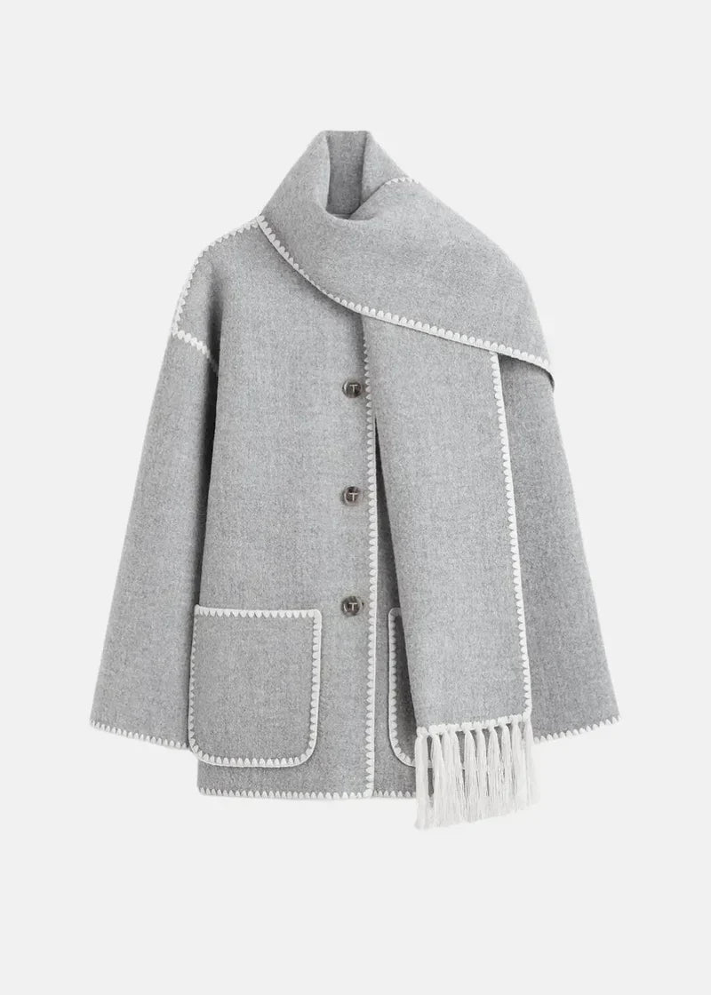 Bianca – Eleganter Schalmantel Für Frauen