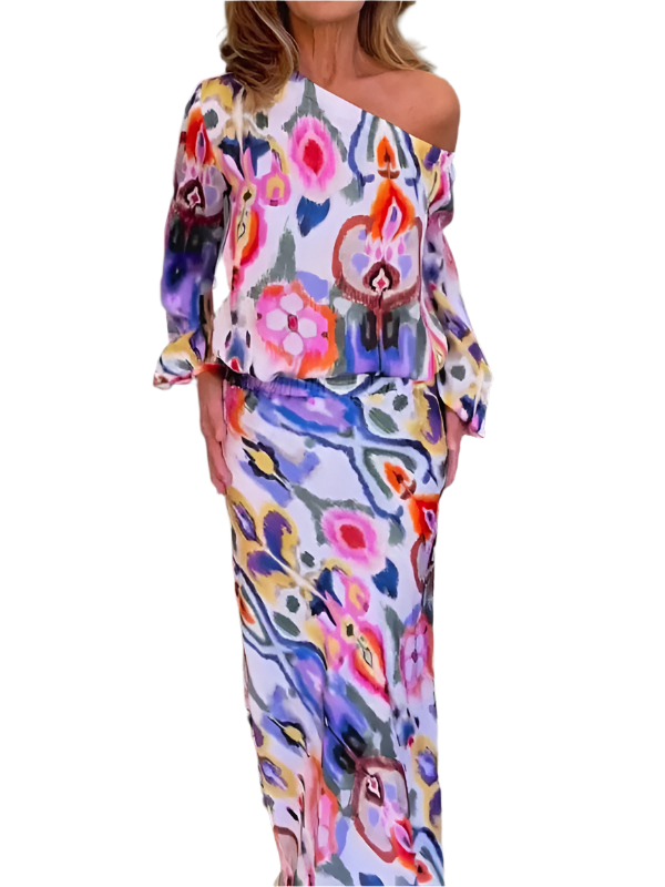 Giulia – Boho One-Shoulder Damenkleid