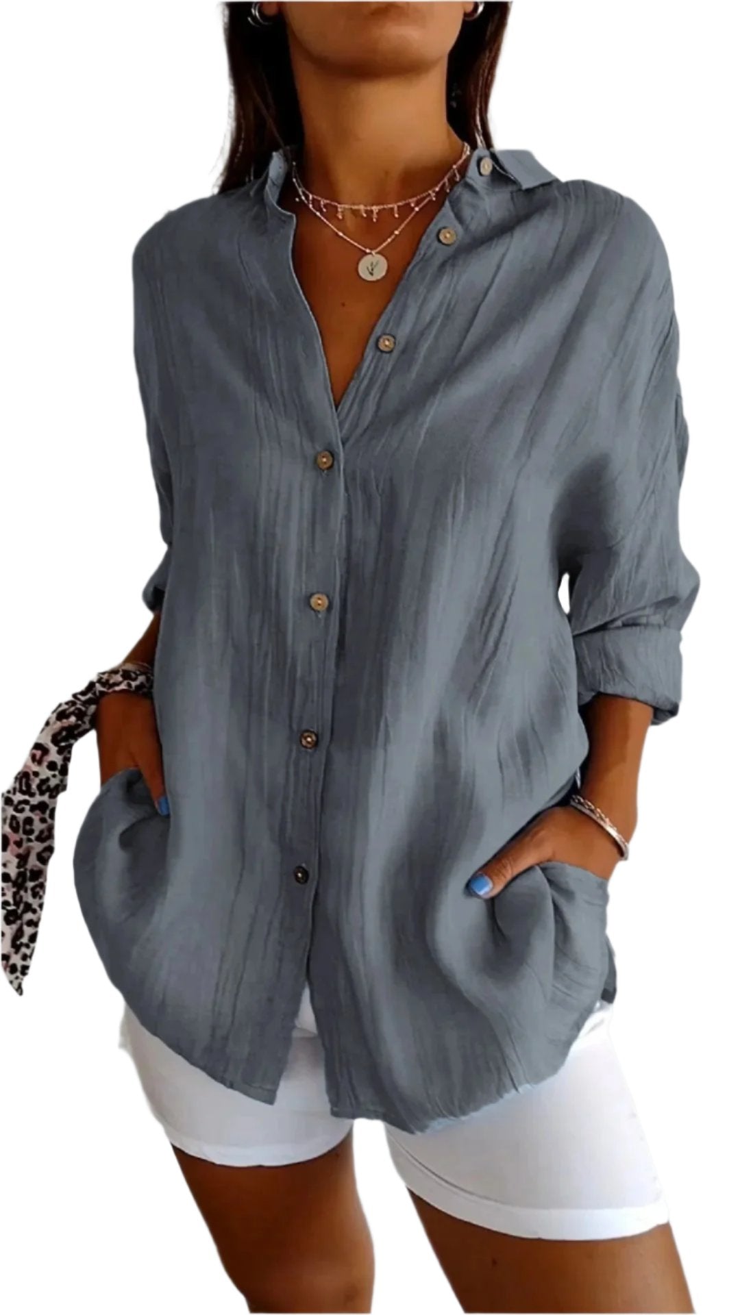 Clara – Elegantes Leinenhemd für Frauen