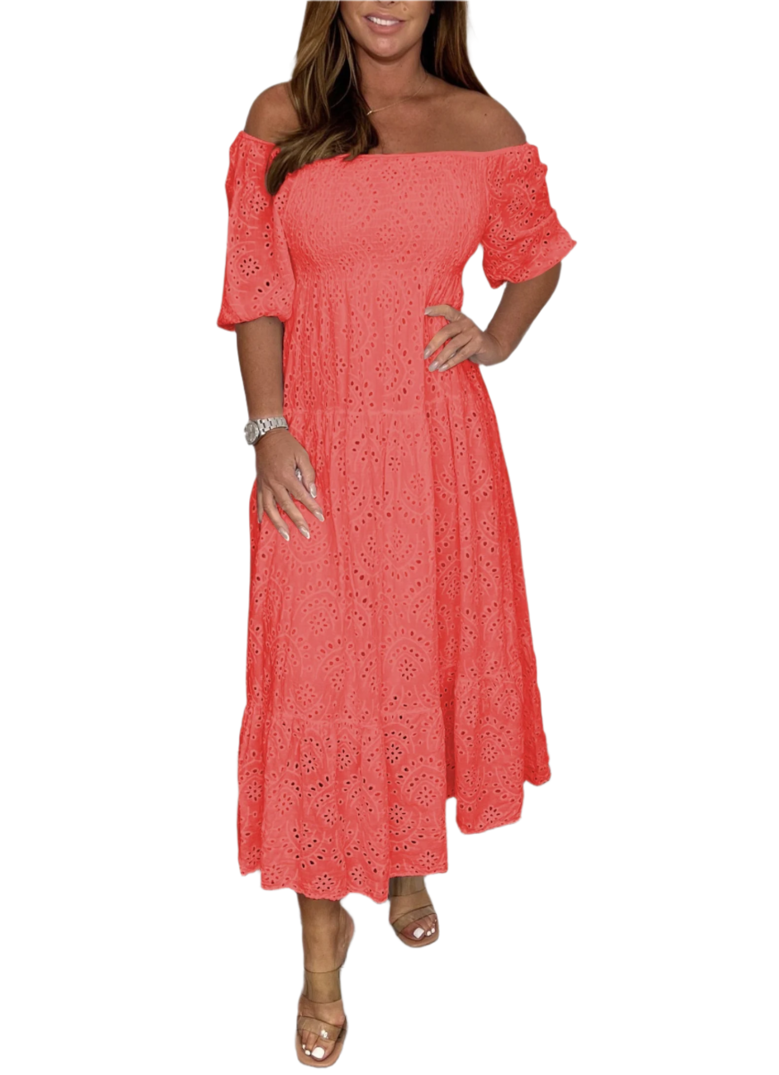 Lena – Lässiges Besticktes Kleid für Damen