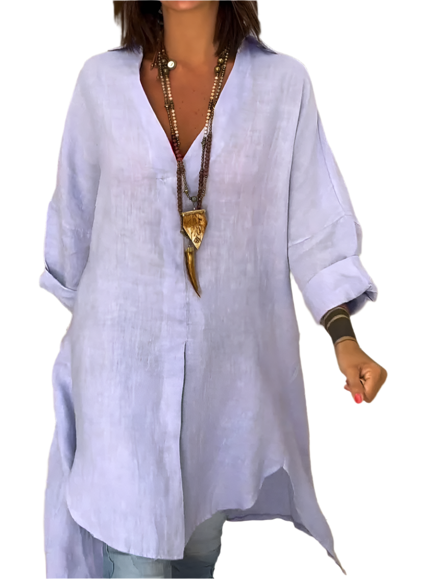 Gabriella – Lässige Leinenbluse für Damen